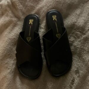 BC footwear black sandals (size 7) women’s!